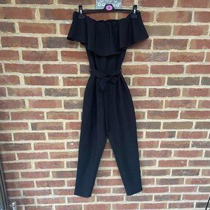 Miss Selfridge Womens Black Suit